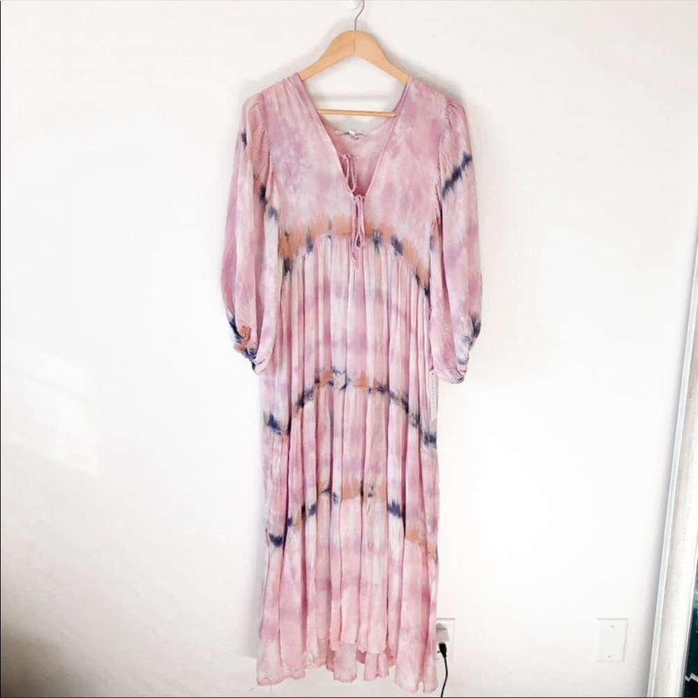 Young Fabulous & Broke Meadow Tie Dye Boho Dress